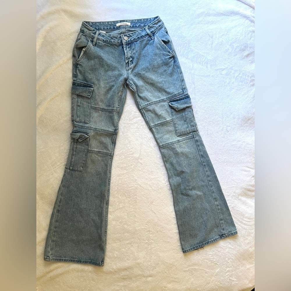 PacSun Blue Jeans Low Rise Flare
